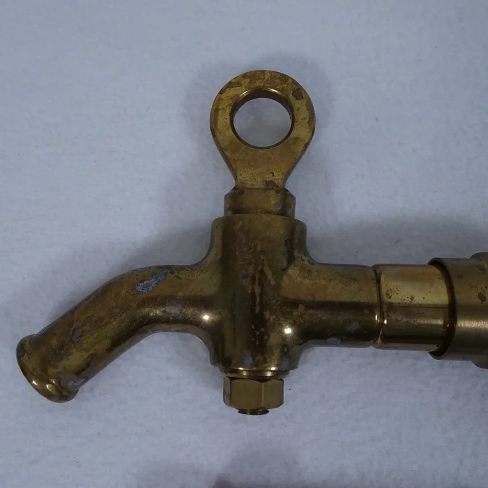 Antique Brass Beer Barrel Keg Tap Parts Spigot Valve Patina